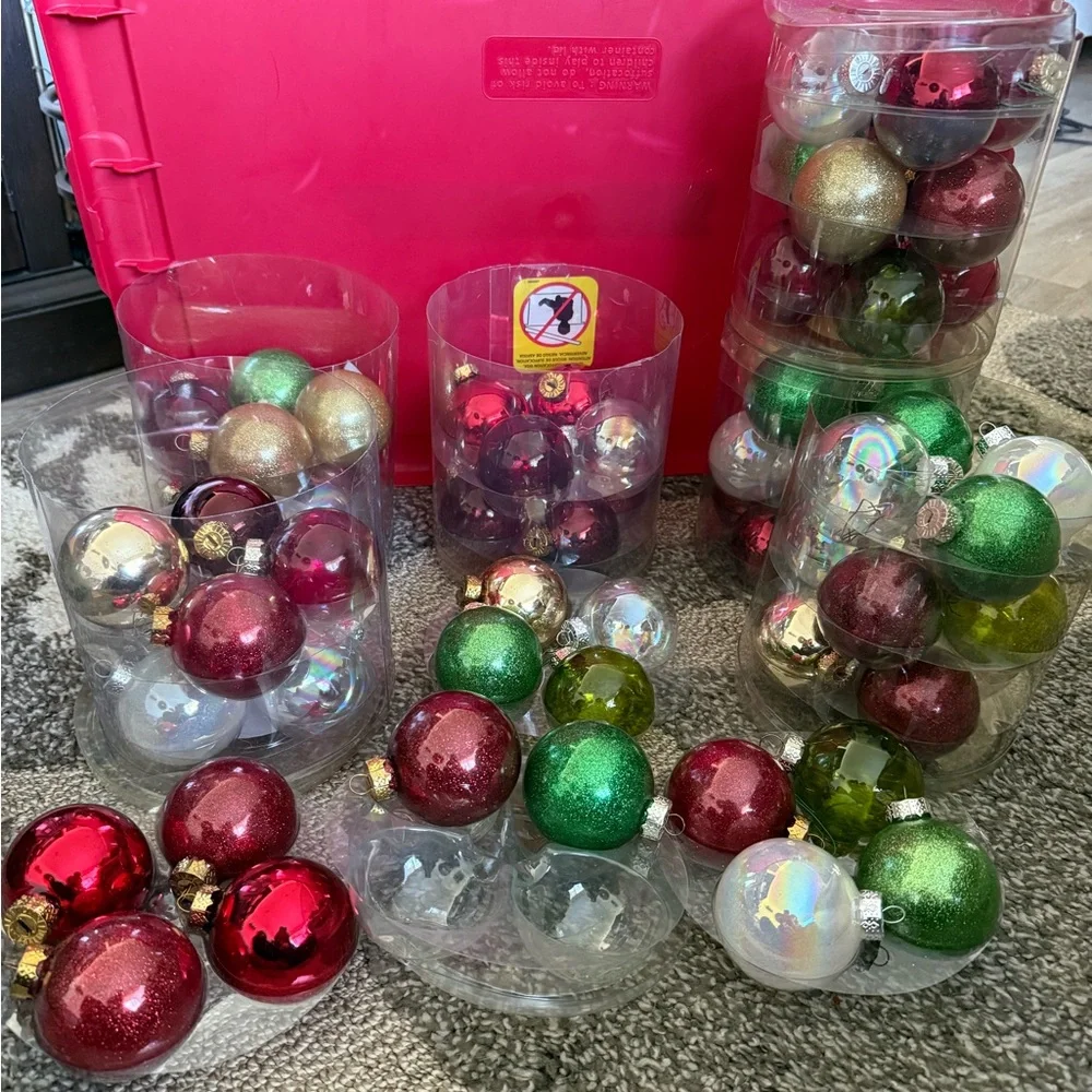 Retired Pier 1 Glass Ornaments Bulk Lot 75pc + Mega Bundle SKU 2202442.